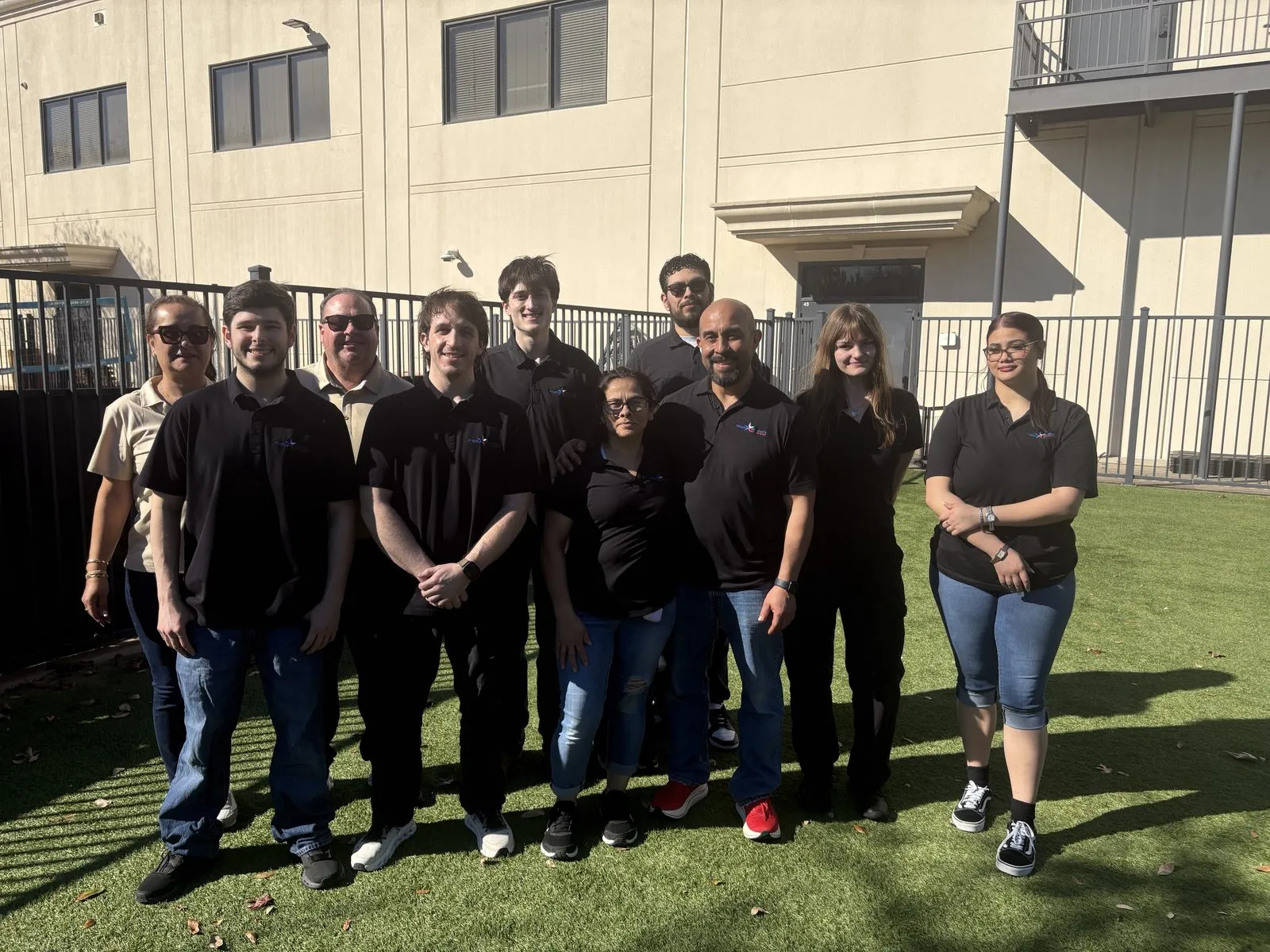 The Frisco Brothers crew · Sandra, Mark, and team